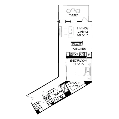 The Elm - Bethesda, MD - Floor Plan Diagram