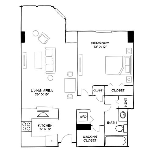 2D Diagram Furnished