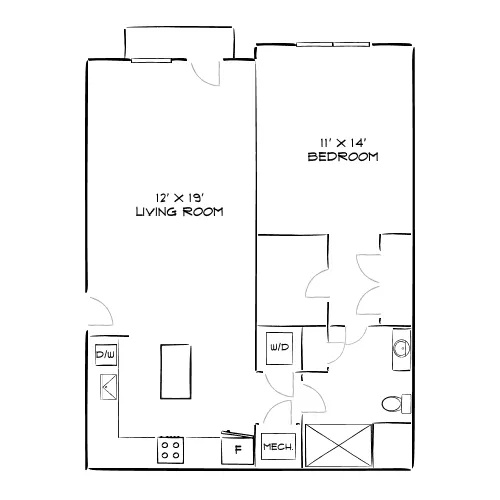 Solea at Miami Lakes - Hialeah, FL - Floor Plan Diagram