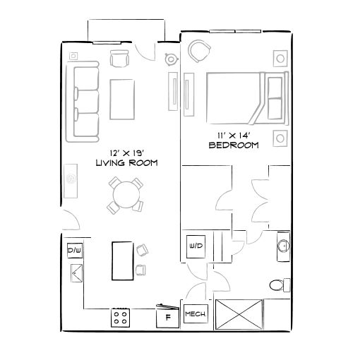 Solea at Miami Lakes - Hialeah, FL - Floor Plan Diagram