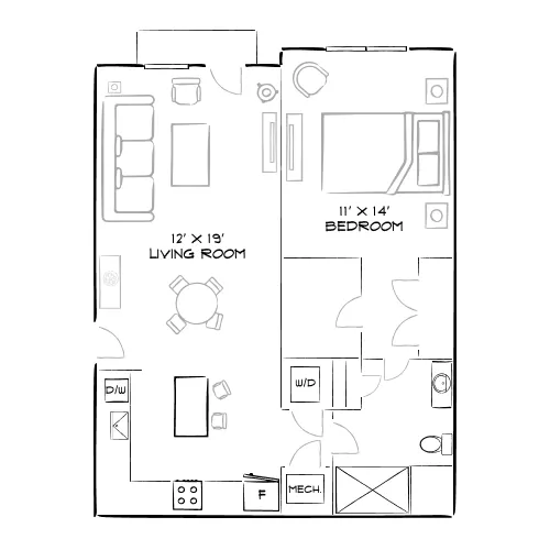 Solea at Miami Lakes - Hialeah, FL - Floor Plan Diagram