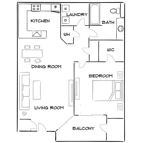 2D Diagram Furnished