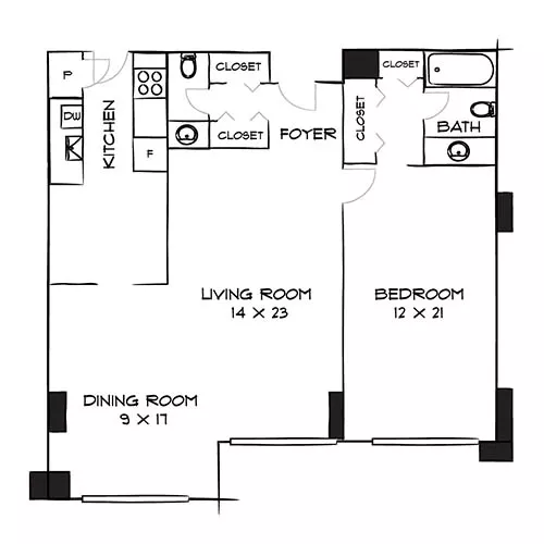 Willard Towers - Chevy Chase, MD - Diagram