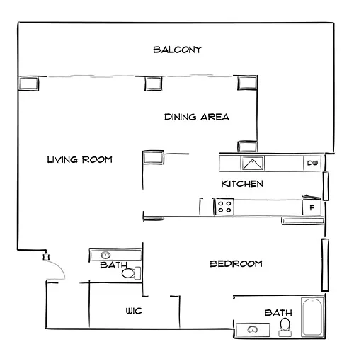 The Summit - Alexandria, VA - Floor plan diagrams