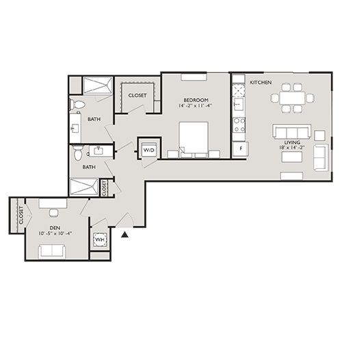 Upton Place - Washington, D.C. - Floor Plan Diagram