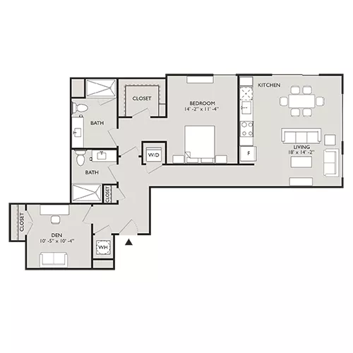 Upton Place - Washington, D.C. - Floor Plan Diagram