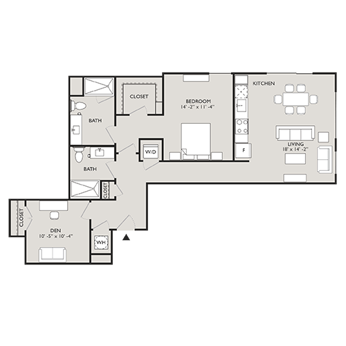 Upton Place - Washington, D.C. - Floor Plan Diagram
