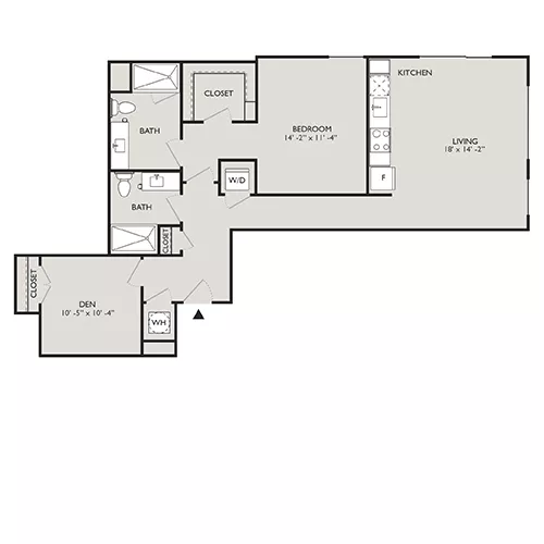 Upton Place - Washington, D.C. - Floor Plan Diagram