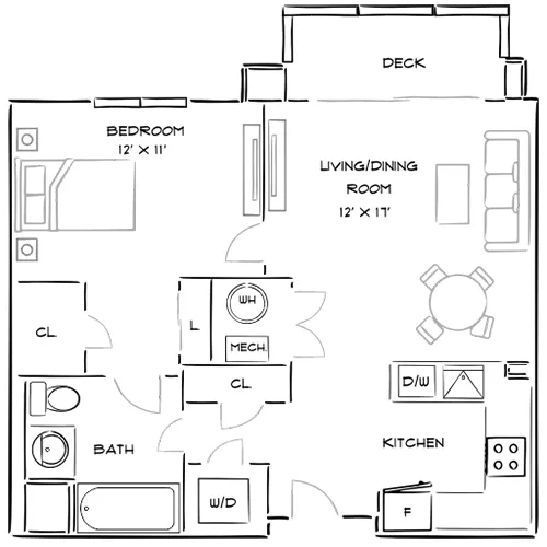 The Chase at Overlook Ridge - Revere, MA - Floor Plan Diagram