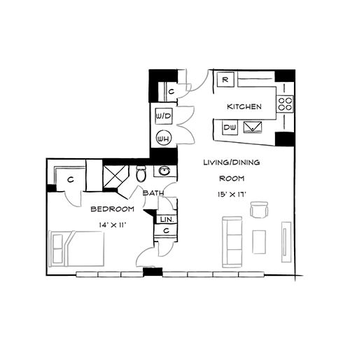 2D Diagram Furnished
