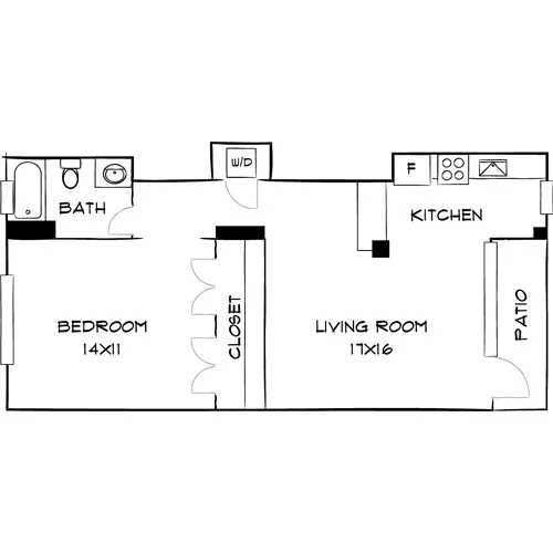 Southgate Towers - Miami, FL - Floor Plan Diagram