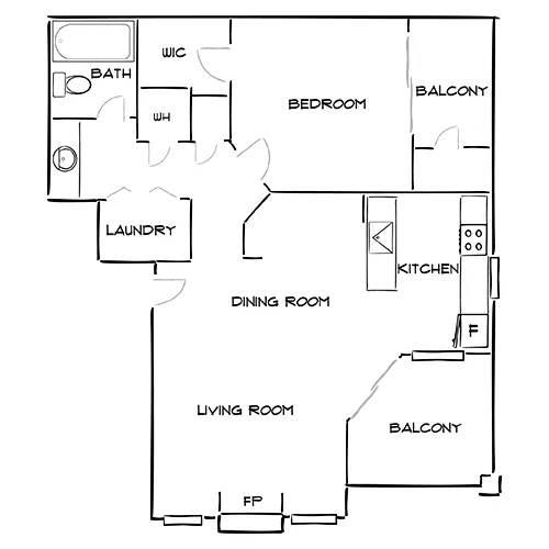 Verdant - Boulder, CO - Floor Plan Diagram