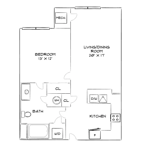 The Chase at Overlook Ridge - Revere, MA - Floor Plan Diagram