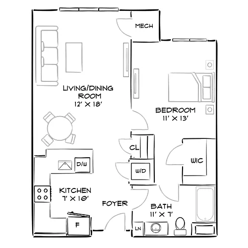The Chase at Overlook Ridge - Revere, MA - Floor Plan Diagram