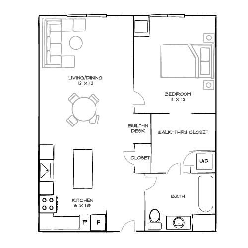 2D Diagram Furnished