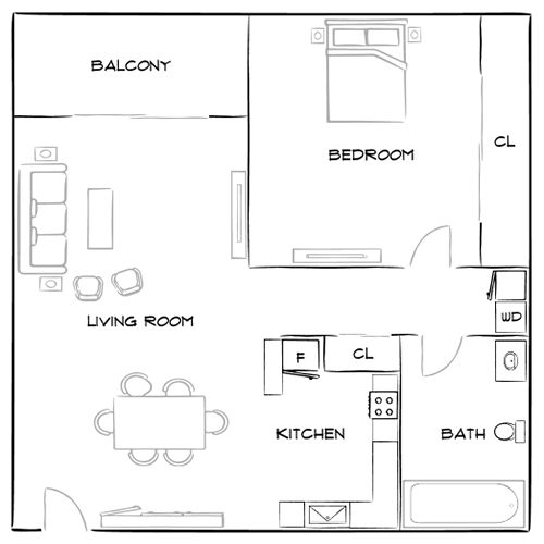 2D Diagram Furnished