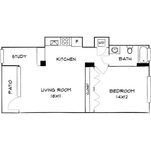 Southgate Towers - Miami, FL - Floor Plan Diagram