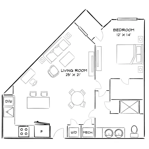 Solea at Miami Lakes - Hialeah, FL - Floor Plan Diagram