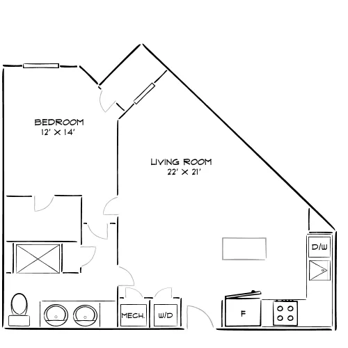 Solea at Miami Lakes - Hialeah, FL - Floor Plan Diagram