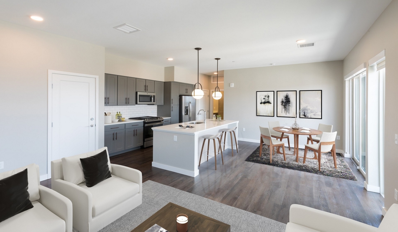 The Fremont Residences - Aurora, CO - kitchen.Enjoy retreating from the hustle of your daily life in your personal relaxation space.