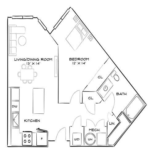 The Chase at Overlook Ridge - Revere, MA - Floor Plan Diagram
