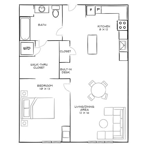 2D Diagram Furnished