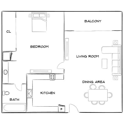 2D Diagram Furnished