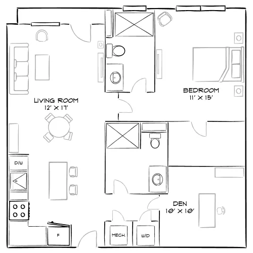 Solea at Miami Lakes - Hialeah, FL - Floor Plan Diagram