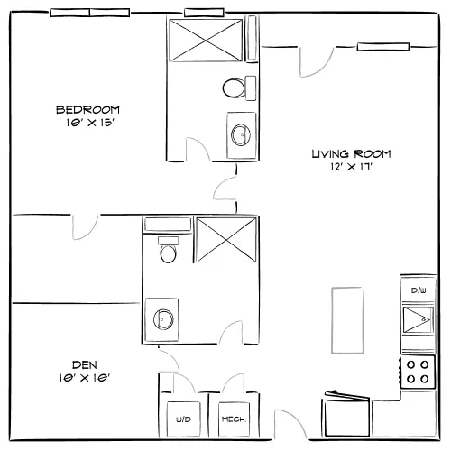 Solea at Miami Lakes - Hialeah, FL - Floor Plan Diagram