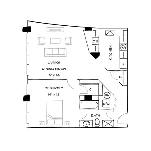 2D Diagram Furnished