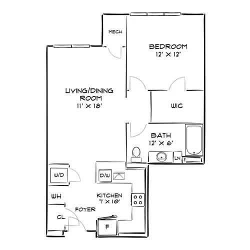 The Chase at Overlook Ridge - Revere, MA - Floor Plan Diagram