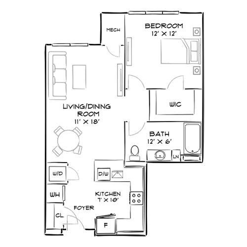 2D Diagram Furnished