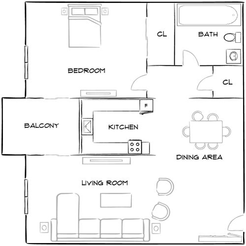 2D Diagram Furnished