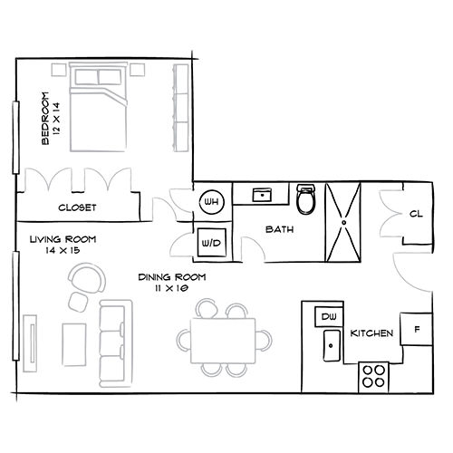 2D Diagram Furnished