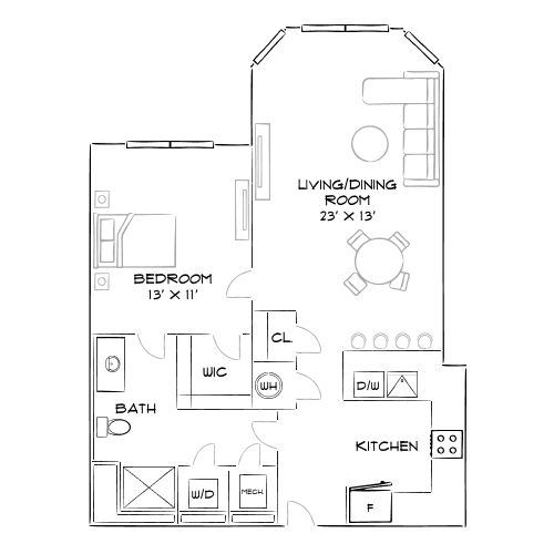 The Chase at Overlook Ridge - Revere, MA - Floor Plan Diagram