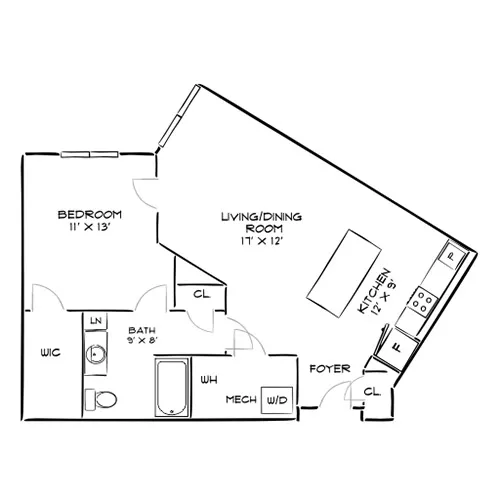 The Chase at Overlook Ridge - Revere, MA - Floor Plan Diagram