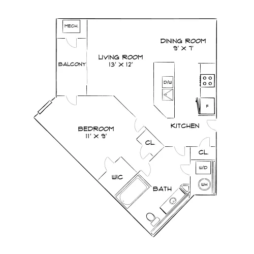 The Chase at Overlook Ridge - Revere, MA - Floor Plan Diagram