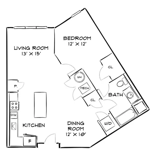 The Chase at Overlook Ridge - Revere, MA - Floor Plan Diagram