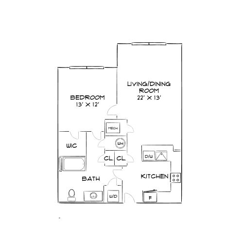 2D Diagram Furnished