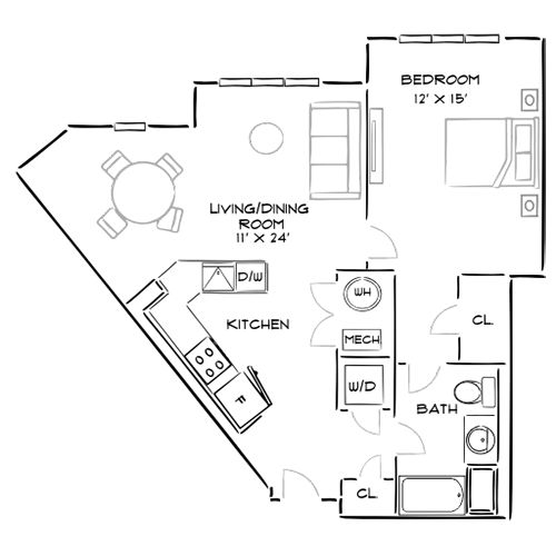 The Chase at Overlook Ridge - Revere, MA - Floor Plan Diagram