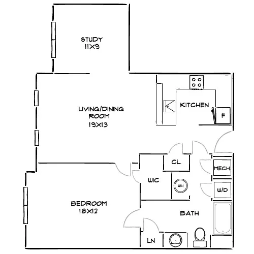 The Chase at Overlook Ridge - Revere, MA - Floor Plan Diagram