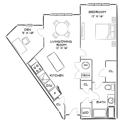 The Chase at Overlook Ridge - Revere, MA - Floor Plan Diagram