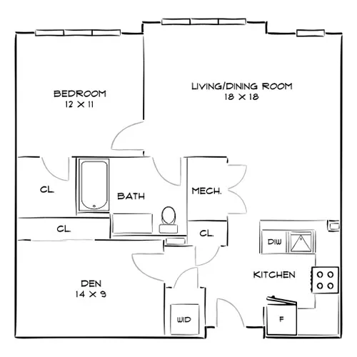 The Chase at Overlook Ridge - Revere, MA - Floor Plan Diagram