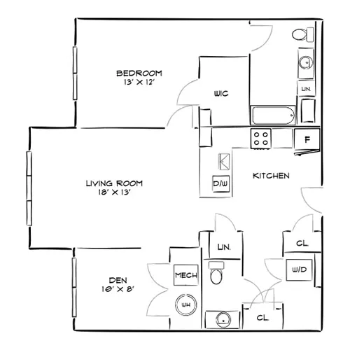 The Chase at Overlook Ridge - Revere, MA - Floor Plan Diagram