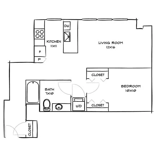 Han Floor Plan Diagram - Indigo Apartment Homes