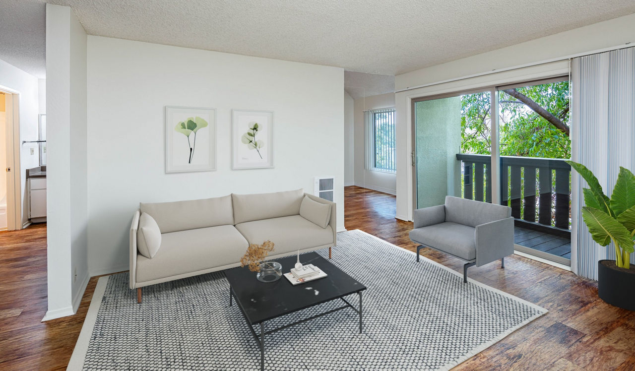 Laurel Crossing - San Mateo, CA - Interior Living Room