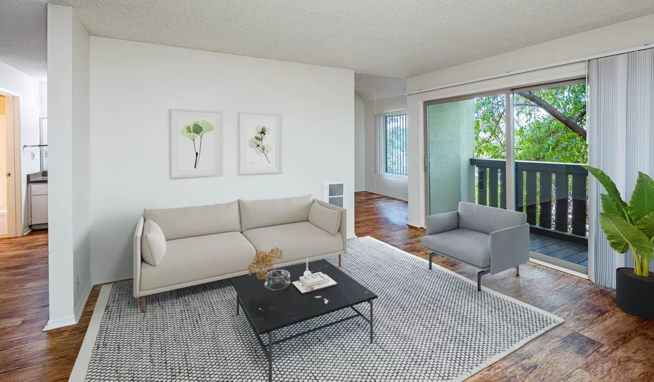 Laurel Crossing - San Mateo, CA - Interior Living Room