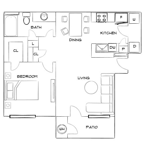 Grove at Cherry Creek Park - Centennial, CO - Furnished Diagram