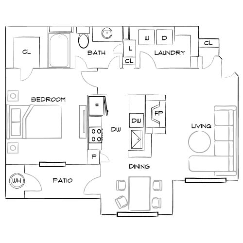 Grove at Cherry Creek Park - Centennial, CO - Furnished Diagram