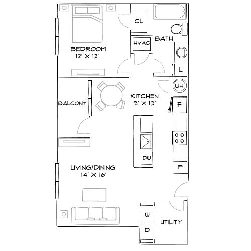 The Haven - Denver, CO - Furnished Diagram